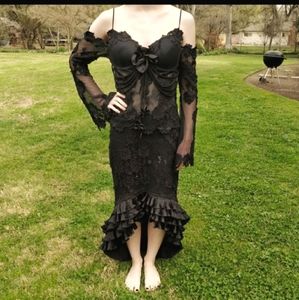 Women's Goth Halloween Costume sz S
